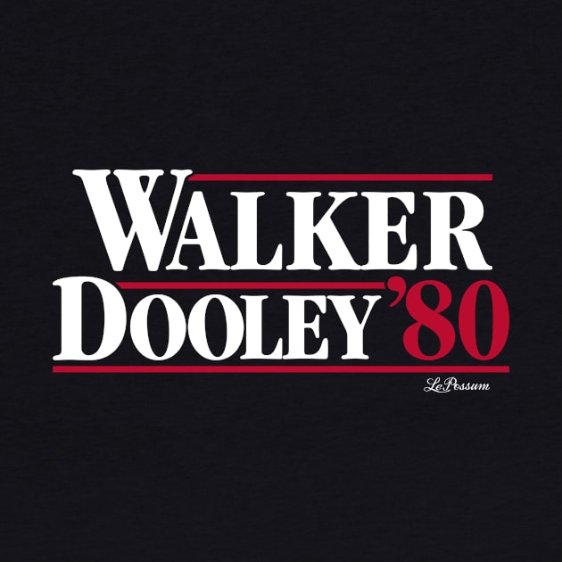 Walker & Dooley '80 (BLACK) by LePossum